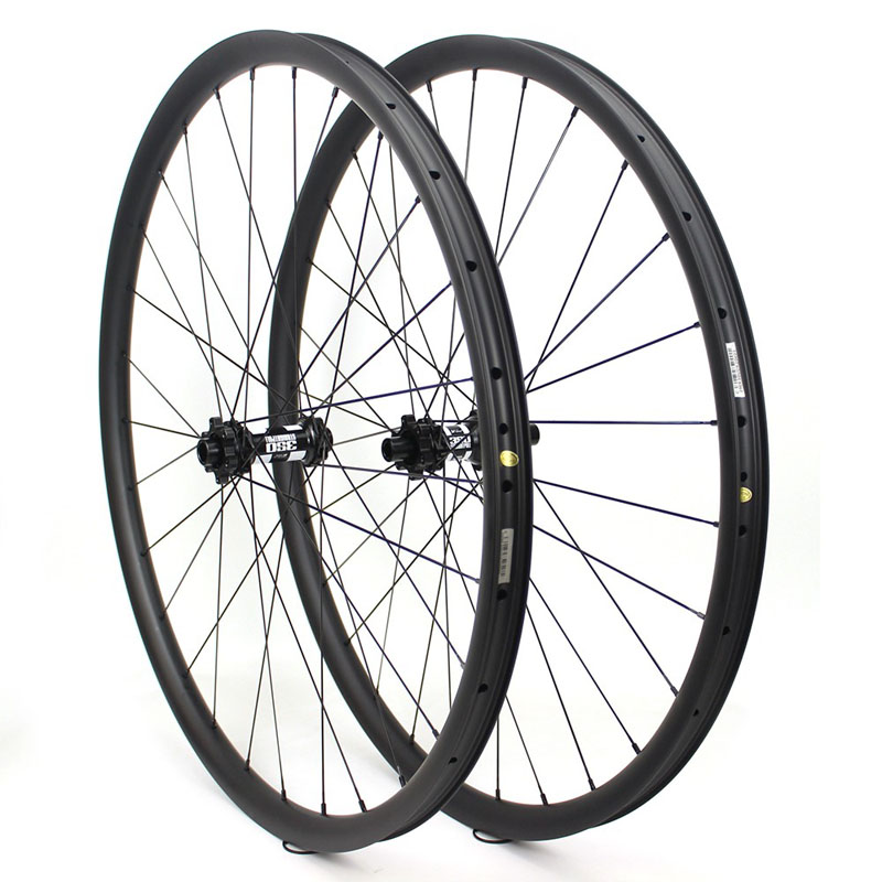 Carbon Mountain Bike Wheelset Hookless