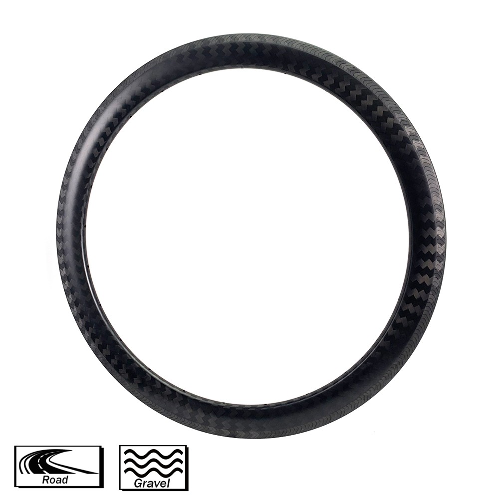 Road Bike Rims 55mm Tubeless 27mm Width