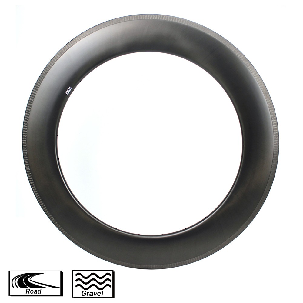 700C triathlon Carbon 82mm Depth Tubeless Compatible