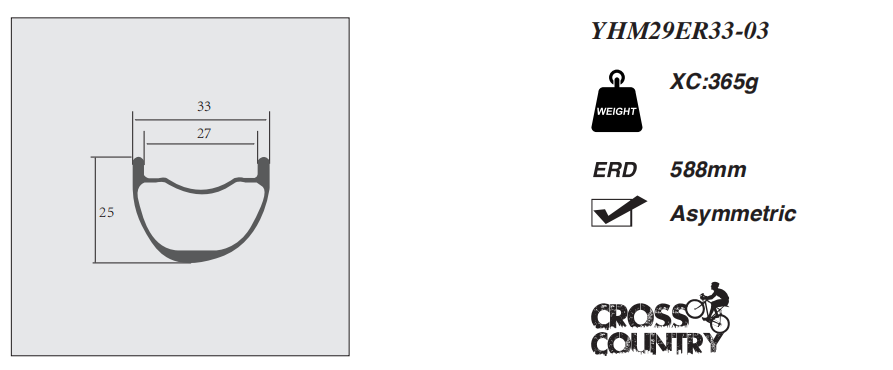 29er mtb rims