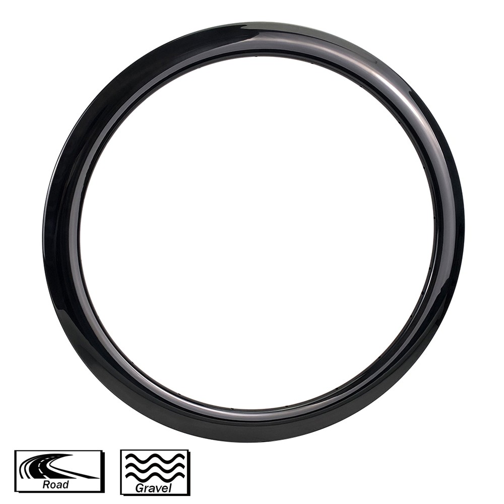 700c Road Bicycle Disc Brake Rims 50mm Tubeless 27mm width