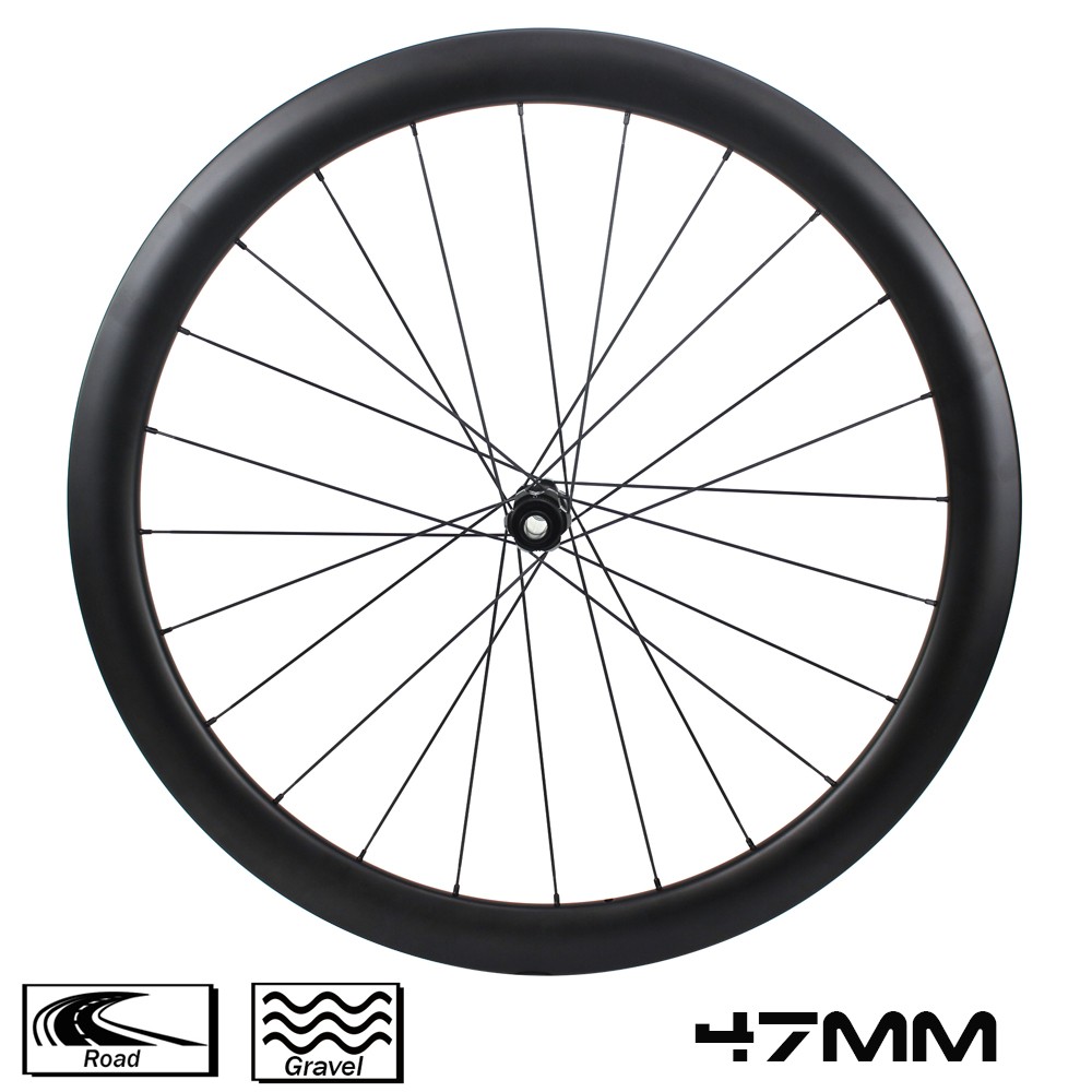 700C road disc wheelset 47mm rim depth sapim cx ray spokes