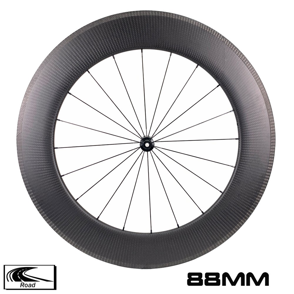 YAR88-01 RAOD bike wheelset Triathlon 88mm depth Carbon Wheelset DT Swiss 180 Hub Ceramic Bearing