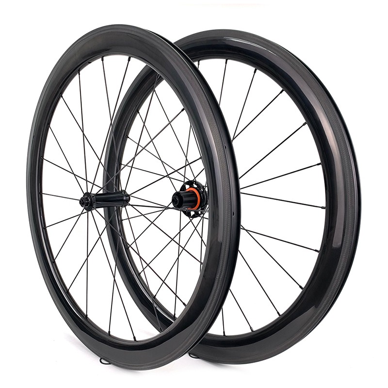 YAR55-01 road bike 55mm depth 28mm width R10 hub carbon wheelset 4 pawls 3k twill 0° brake surface