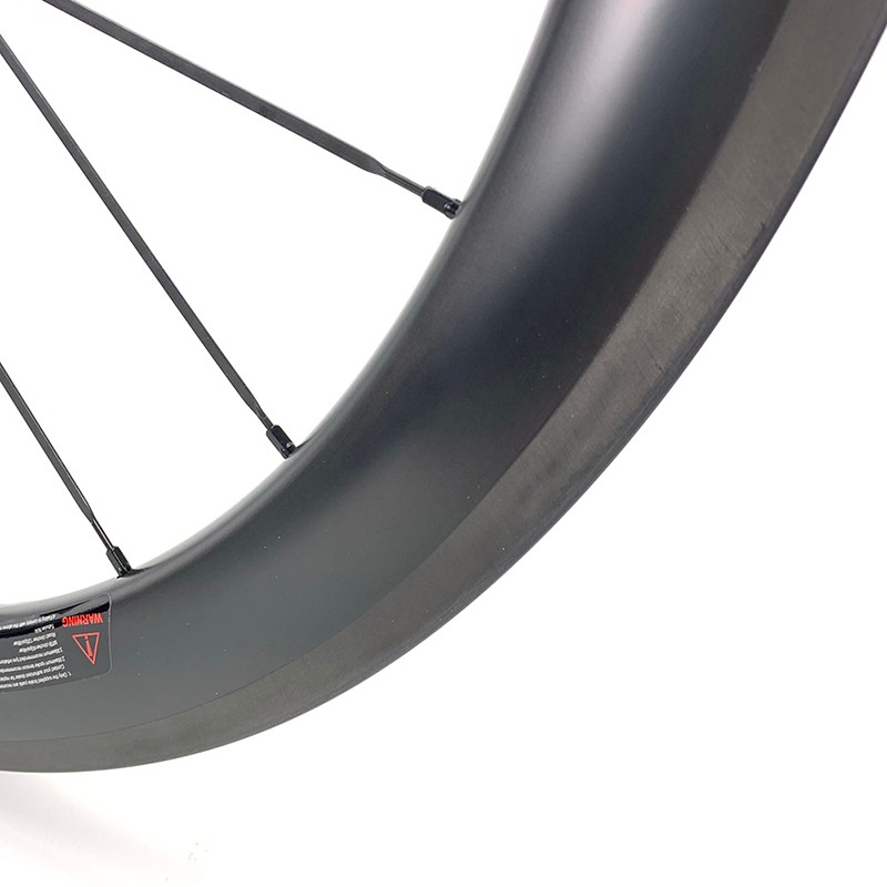 Carbon Wheelset Tubeless Ready Compatible 50mm depth 25mm width