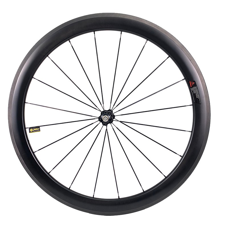 Carbon Wheelset Tubeless Ready Compatible 50mm depth 25mm width