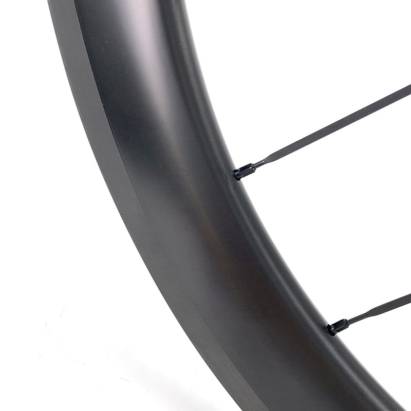 Carbon Wheelset Tubeless Ready Compatible 50mm depth 25mm width