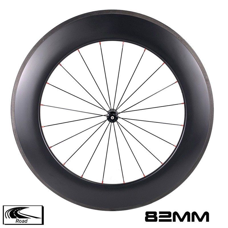 YAR82-01 RAOD bike wheelset Triathlon 82mm depth Carbon Wheelset dt swiss 350 hub