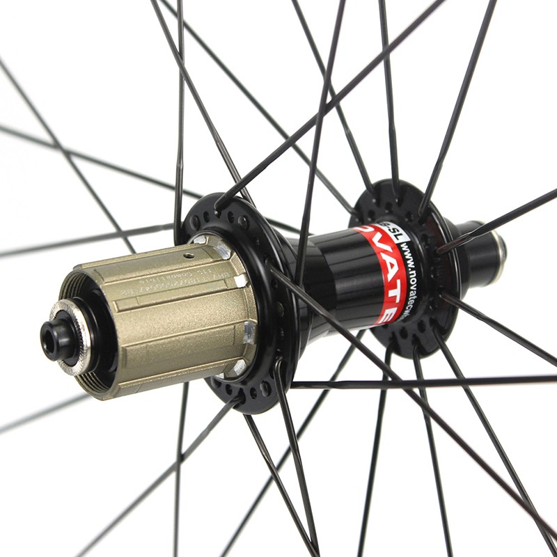 700c Road Bike 47mm Depth Rim 27mm width NOVATEC hub pillar spokes