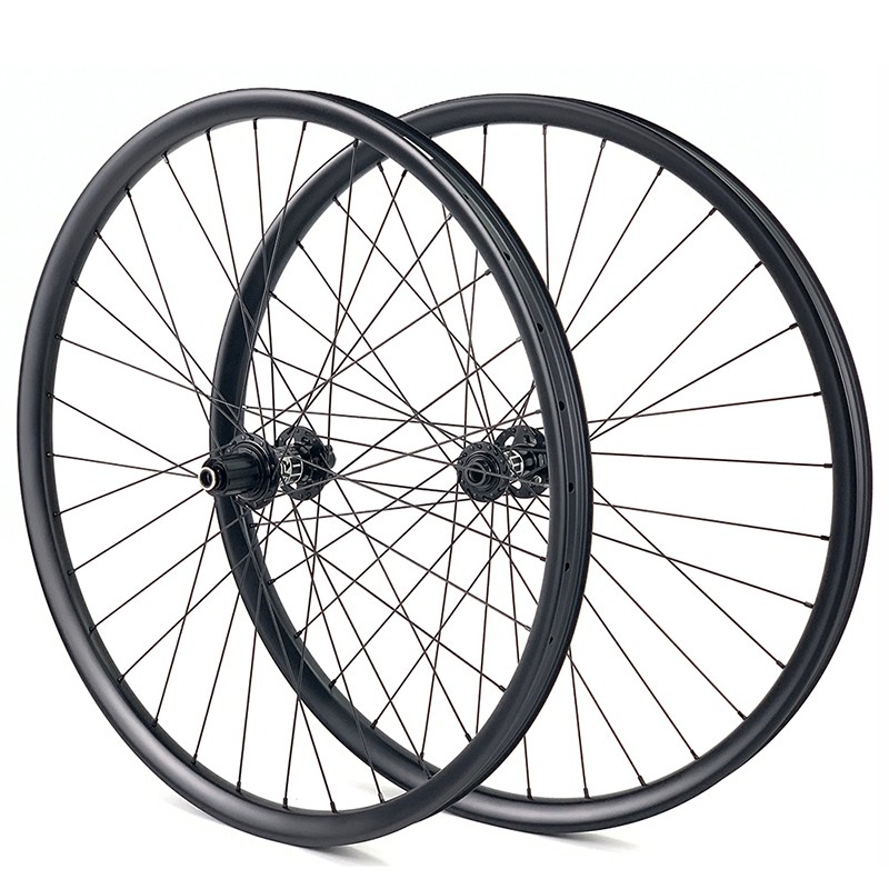 29er Trail Carbon Wheelset 35mm Width hookelss type 25mm depth xc am wheelset