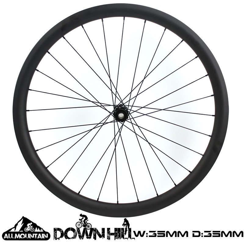 27.5er All Mountain Wheelset 35mm Width 35mm depth Hookless Down hill bike wheelset