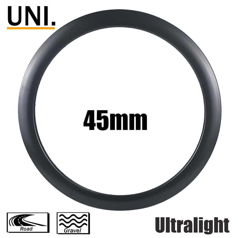 New arrivals UNI. rims 700C 45mm rim depth 21mm inner width ultralight rims