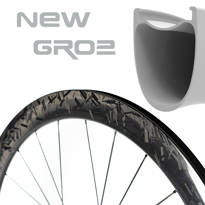 Nuovo set di ruote per bici Gravel GRO2