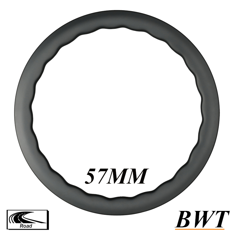 700C BWT 57mm rim Depth 29mm Width disc brake tubeless compatible