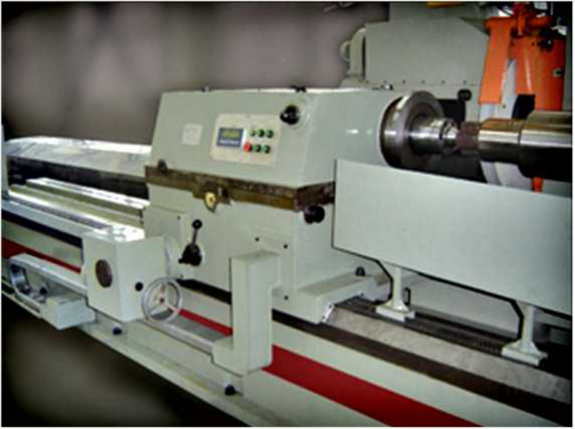 Large roll lathe