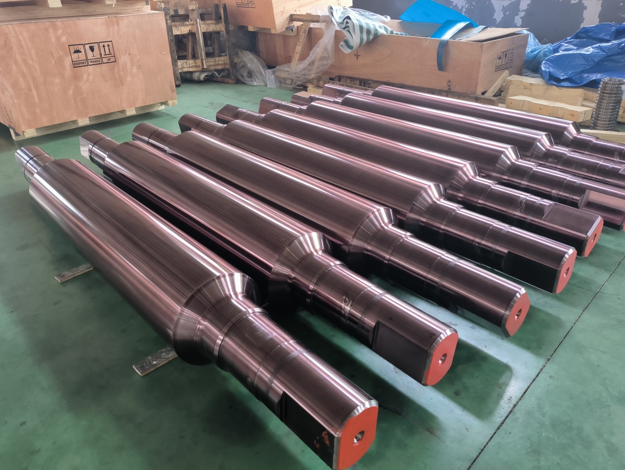 Forged steel rolling roll