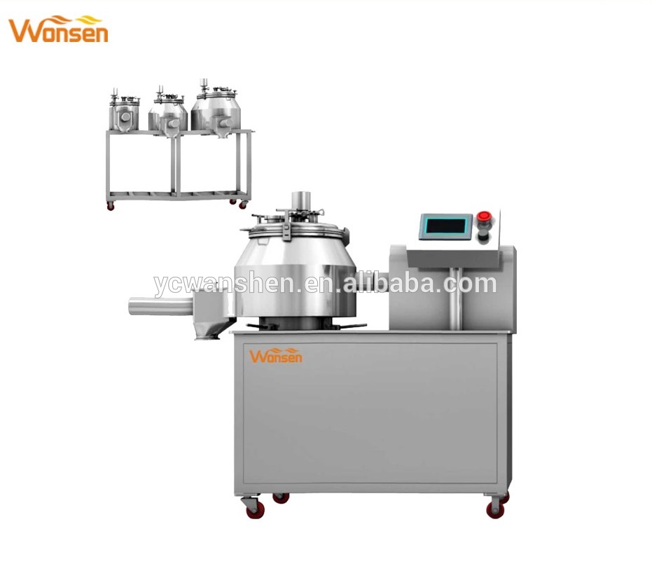 Stainless Steel SS316L Laboratory rapid high shear mixing granulator