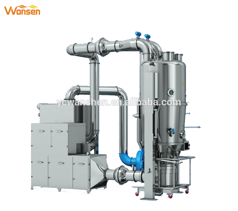 New type Chemical fluid bed dryers and granulator of factory price (FL Series)