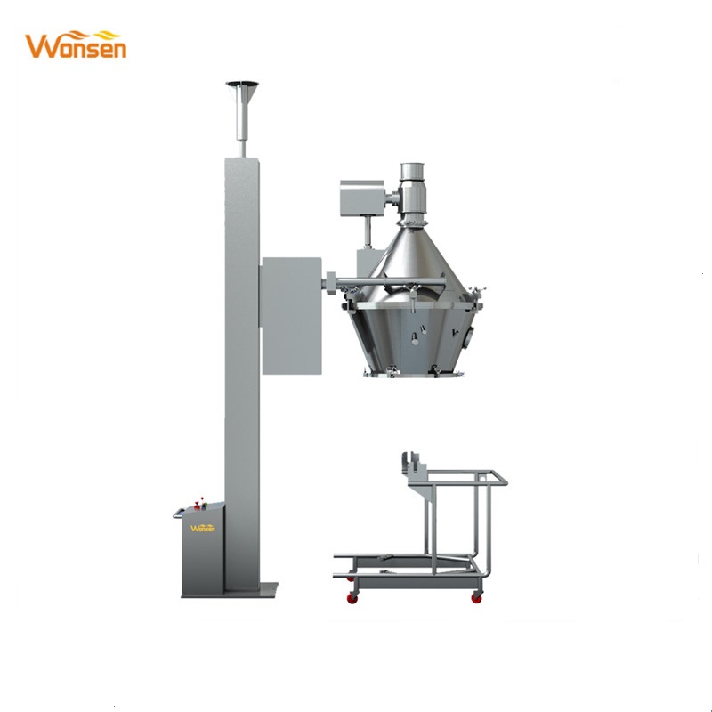 GMP Approved Pharma lifter finished granulator for FBD FBG bowl
