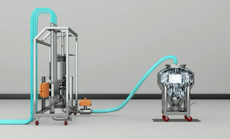 Pharmaceutical machinery CIP pump cleaning station
