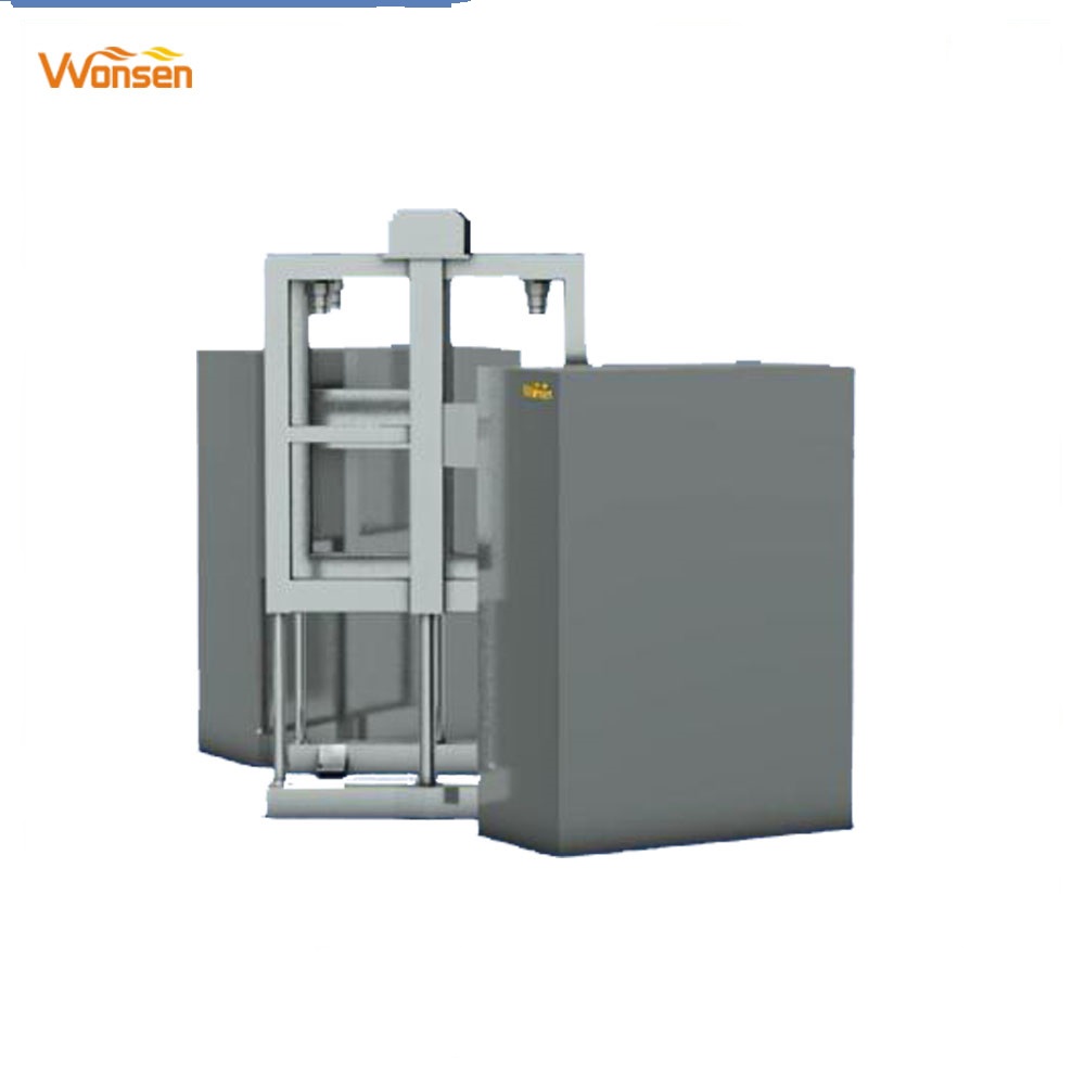 Pharmaceutical Chemical No dust automatic lifting bin blender and chemical mixing machine
