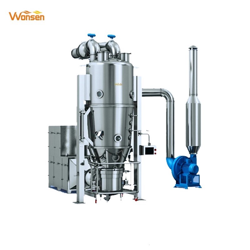 Máquina de granulación y secado de lecho fluido para polvo o material granulado (serie FL)