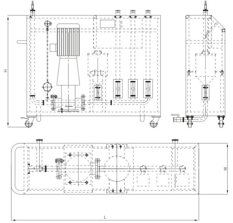 máquina de limpieza móvil