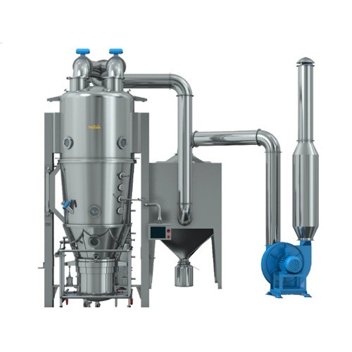 Pharmaceutical continuous fluid bed dryer