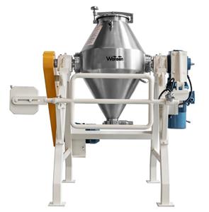 Mixing Evenly 300L 304 Stainless Steel Power Granules Drum Dryer Blending Machine Double Cone Bin Blender