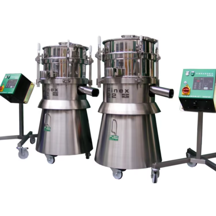 Double Layer Versatile Powerful Sieving Machine Power Granule Vibrating Screen Sieve Finex Vibro Sifter