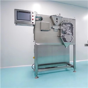 Compacteur à rouleaux compact et automatique pour la granulation sèche à l'échelle du laboratoire/pilote