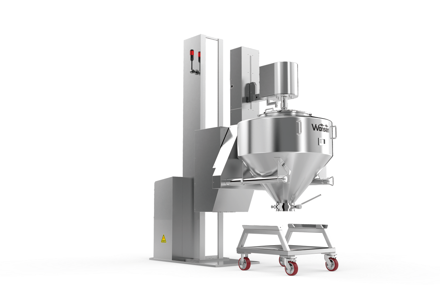 HLT Series Single Column Lifting Bin Blender with Simplified Operation and Easy Parameter Adjustment