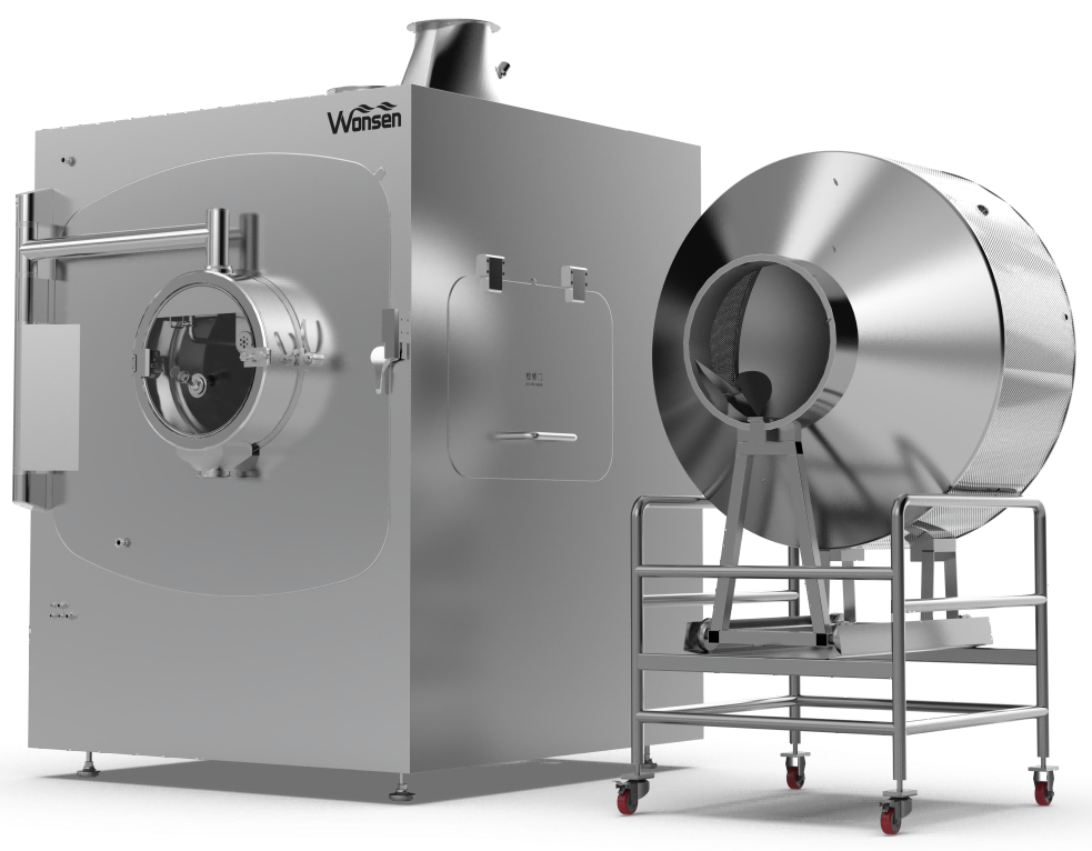 BGB-F New High-efficiency Coating Machine Optionally Equipped with Tipping Lifting Feeder