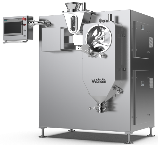 Dry granulating machine