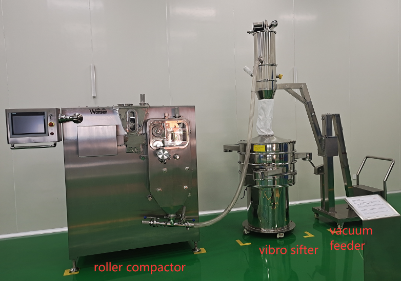 LGP-200 Roller Compactor Dry Granulating Machine with Coordinated Control of Process Parameters