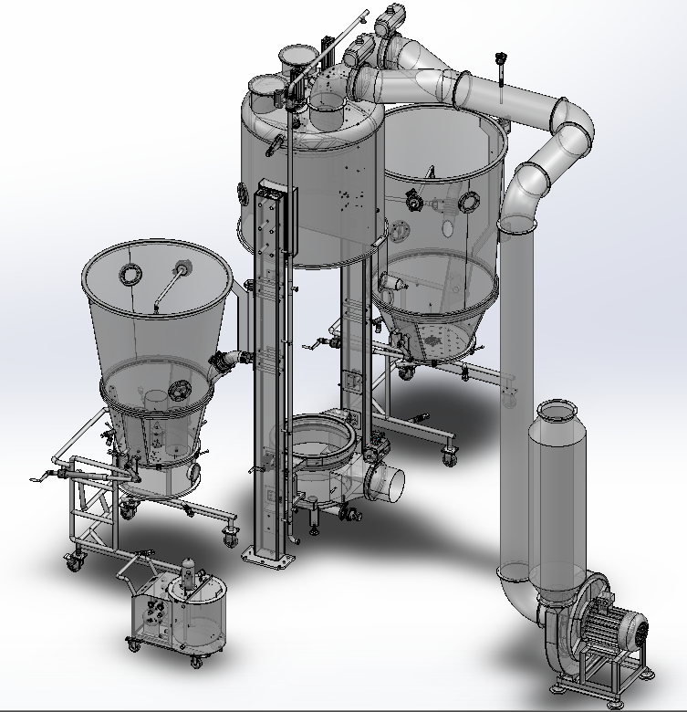 Multifunctional Fluid Bed Granulator (DPL-300) for Pharmaceutical Chemical Food Industry with Advanced Drying Solutions