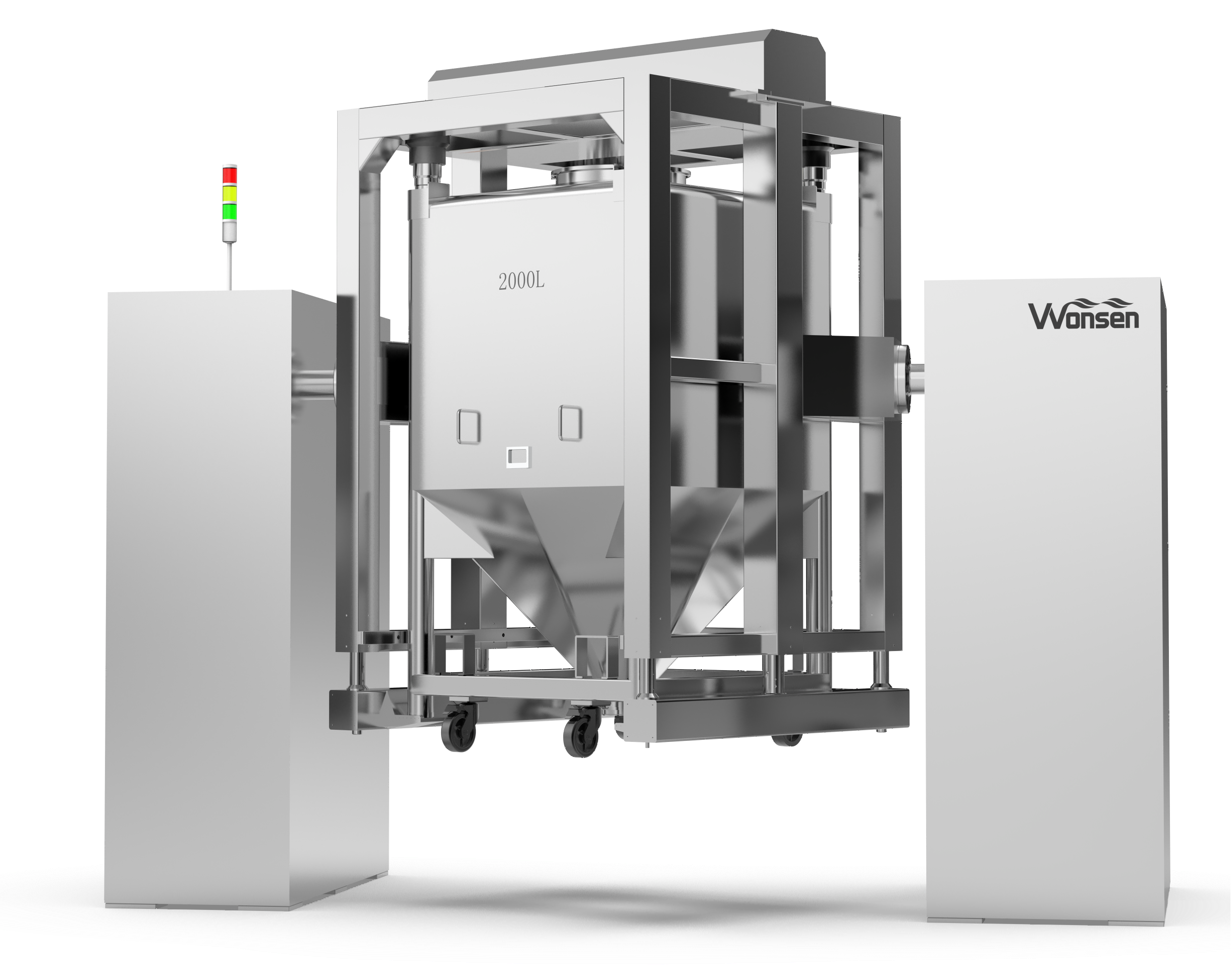 Китай Полностью автоматический смеситель-контейнер с подъемным механизмом ЗТХ-2000, способный работать со сменными контейнерами для смешивания различных объемов, производитель