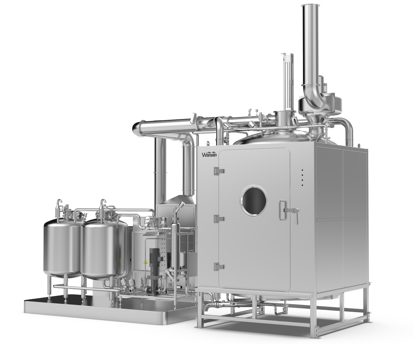 ZLXHD-200 Multifunctional Bin Cleaning Machine Hopper Washing Machine with Big Sight Window for Better Viewing