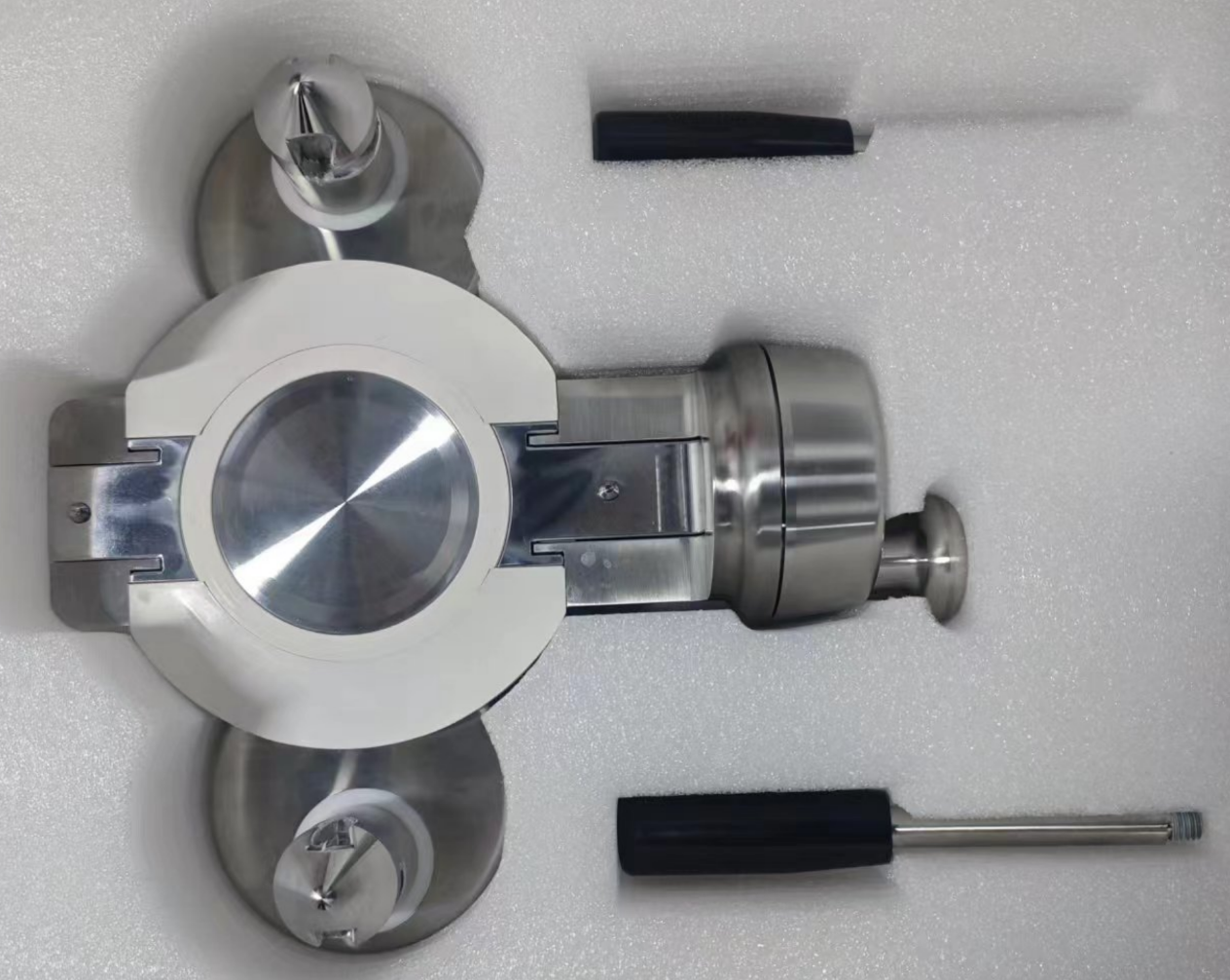 Válvula de mariposa dividida especial de acero inoxidable α Válvula activa neumática