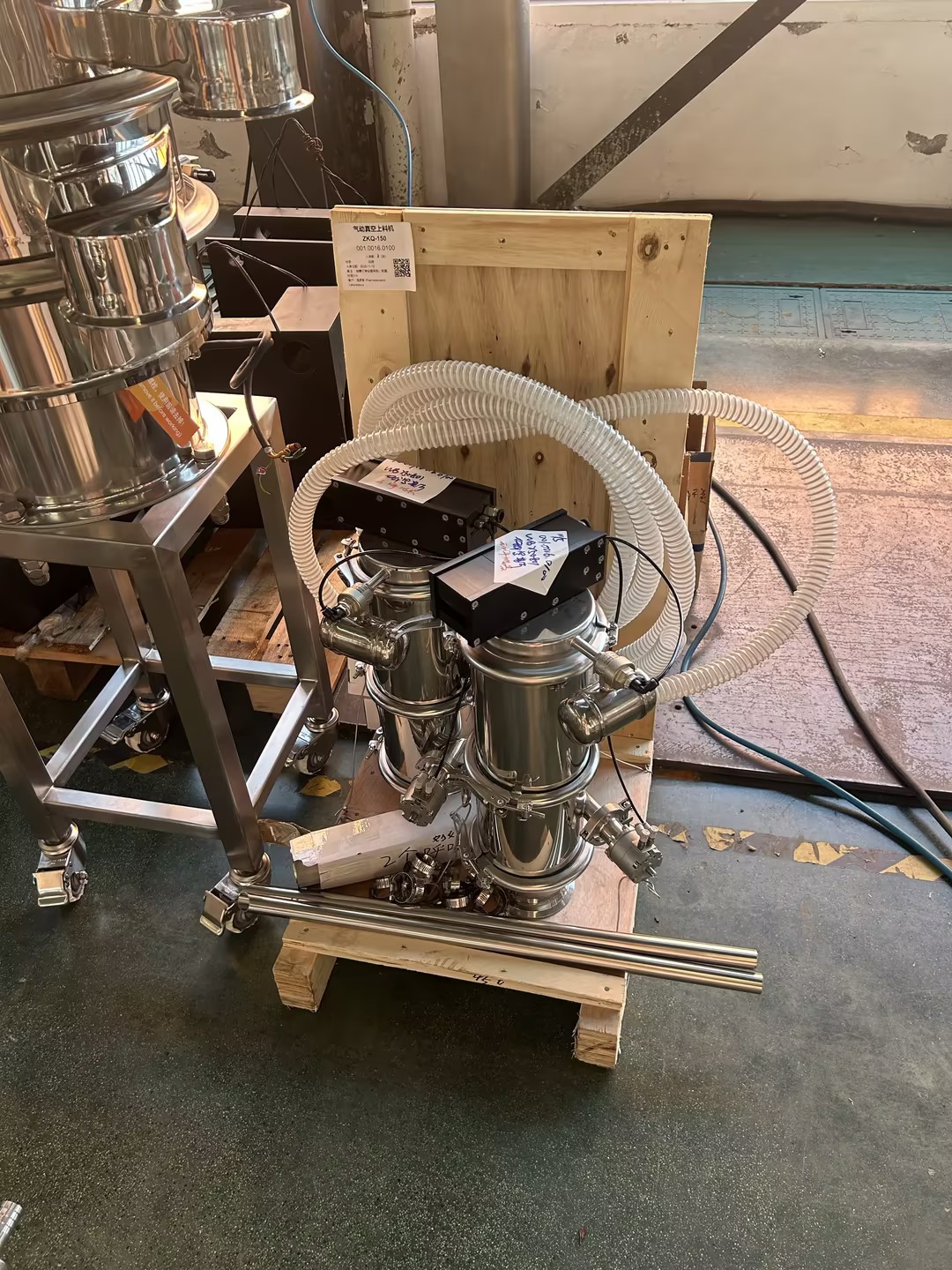 Acheter Alimentateur pneumatique à vide ZKQ-150 homologué CE avec générateur de vide pour le transfert de matériaux,Alimentateur pneumatique à vide ZKQ-150 homologué CE avec générateur de vide pour le transfert de matériaux Prix,Alimentateur pneumatique à vide ZKQ-150 homologué CE avec générateur de vide pour le transfert de matériaux Marques,Alimentateur pneumatique à vide ZKQ-150 homologué CE avec générateur de vide pour le transfert de matériaux Fabricant,Alimentateur pneumatique à vide ZKQ-150 homologué CE avec générateur de vide pour le transfert de matériaux Quotes,Alimentateur pneumatique à vide ZKQ-150 homologué CE avec générateur de vide pour le transfert de matériaux Société,