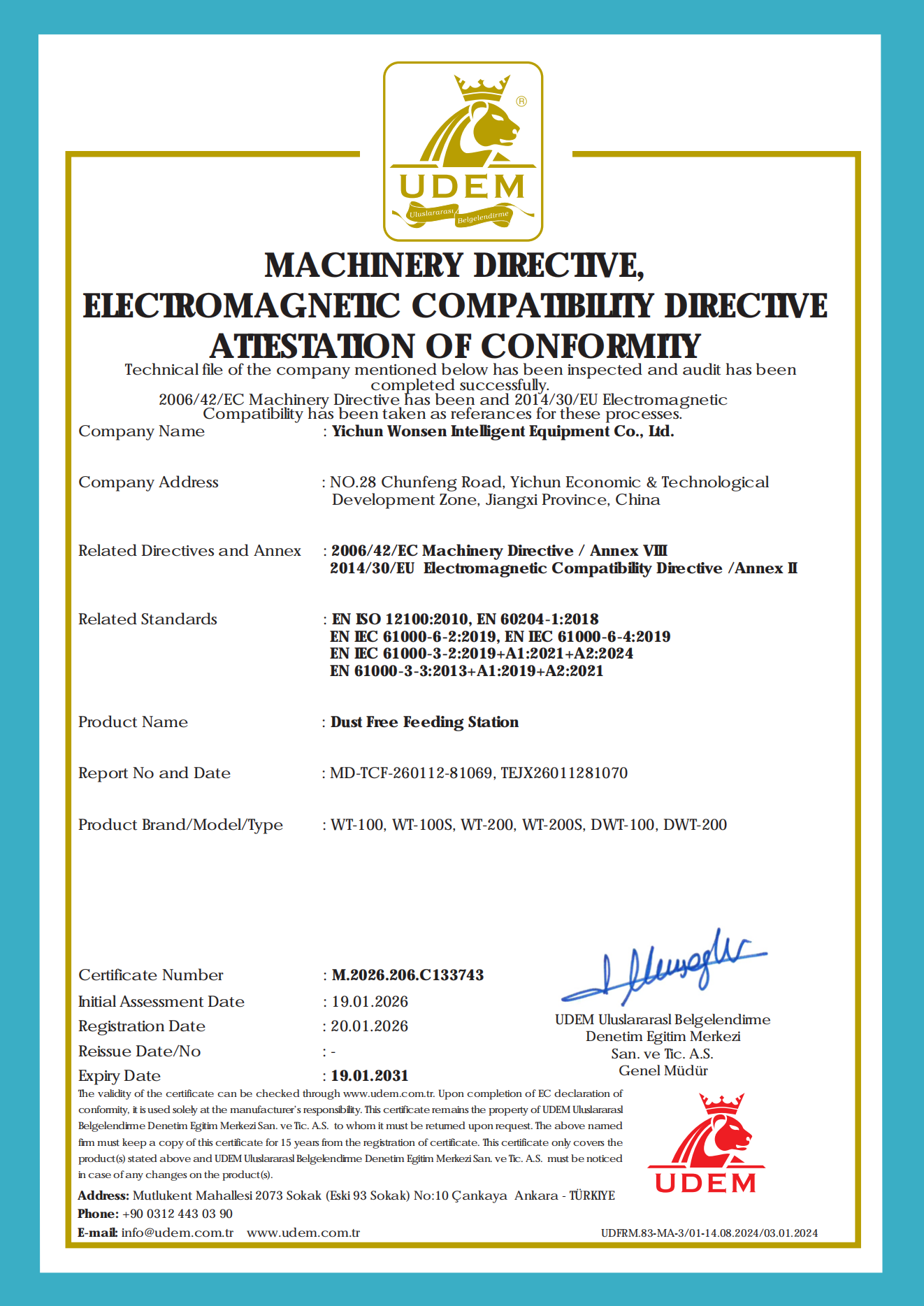 Dust Free Feeding Station Dust Free Feeding Station