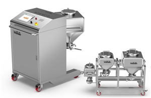 Mezclador de contenedores de laboratorio HLS-50 El mezclador IBC de laboratorio es una máquina ideal para explorar los mejores parámetros de proceso en la mezcla de materiales