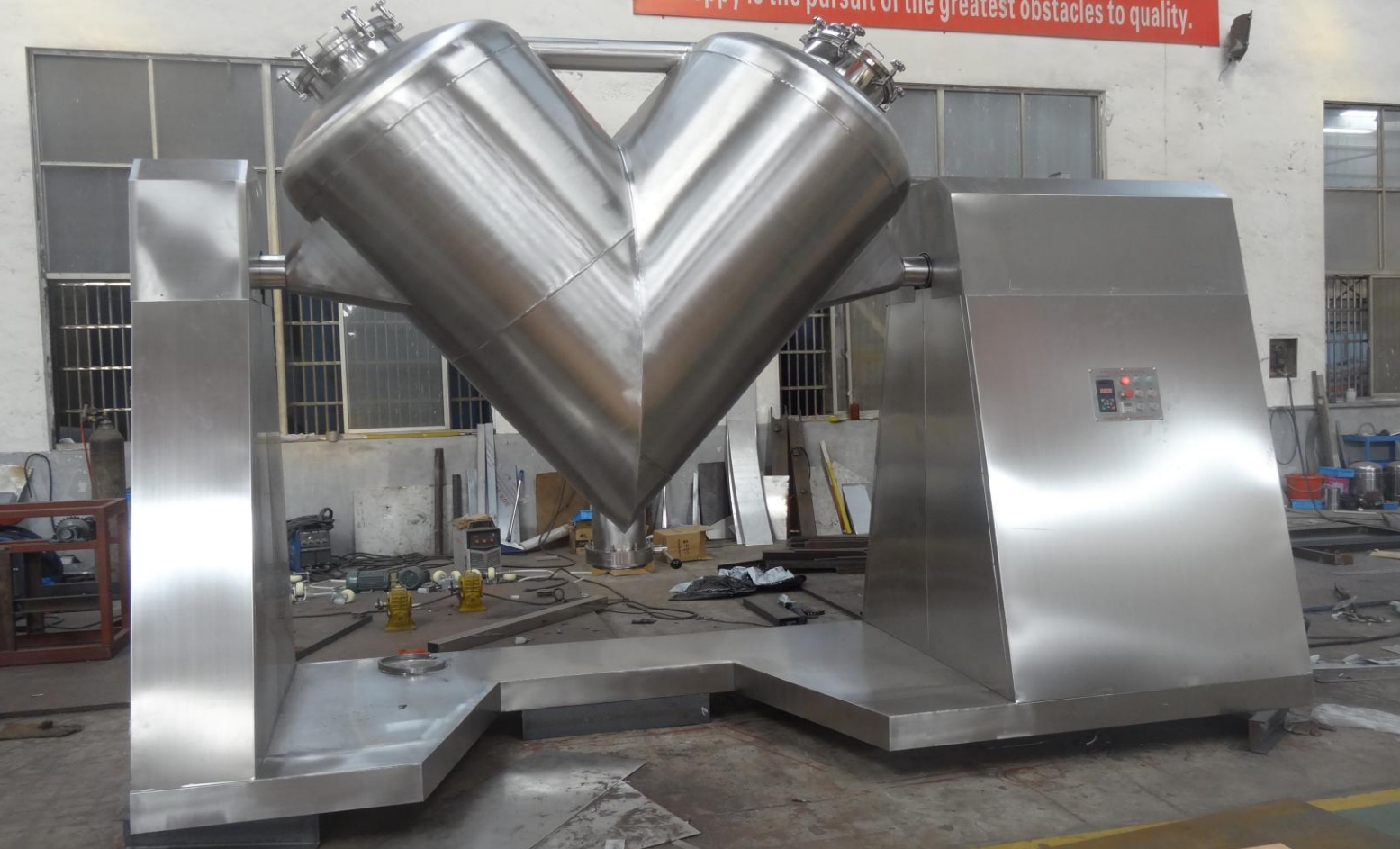 Comprar Mezcladora tipo V-100 Equipo de mezcla asimétrica adecuado para mezclar materiales en polvo o granulares, Mezcladora tipo V-100 Equipo de mezcla asimétrica adecuado para mezclar materiales en polvo o granulares Precios, Mezcladora tipo V-100 Equipo de mezcla asimétrica adecuado para mezclar materiales en polvo o granulares Marcas, Mezcladora tipo V-100 Equipo de mezcla asimétrica adecuado para mezclar materiales en polvo o granulares Fabricante, Mezcladora tipo V-100 Equipo de mezcla asimétrica adecuado para mezclar materiales en polvo o granulares Citas, Mezcladora tipo V-100 Equipo de mezcla asimétrica adecuado para mezclar materiales en polvo o granulares Empresa.