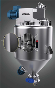 معدات الخلط العمودية WSV-2000 بتصميم صحي للتطبيقات الصعبة