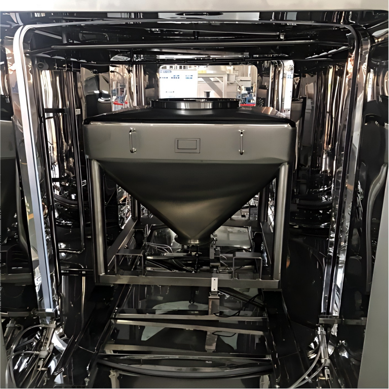 New ZLXHS Series Double-Chamber IBC Cleaning Machine | GMP Compliant for Pharmaceutical Production