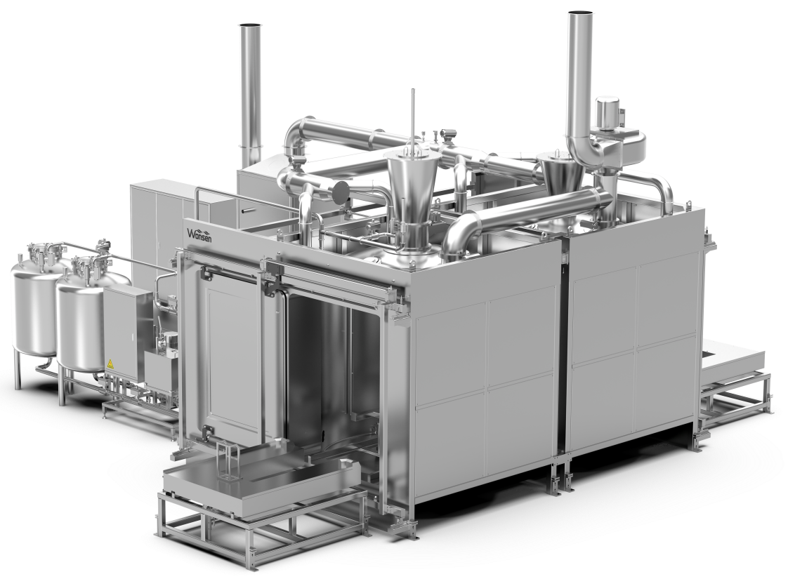 Machine de nettoyage de poubelles à double chambre ZLXHS