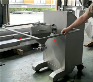 Lab Bin Blender With Movable Base Dry Powder Granule Experimental Mixing Machine For Laboratory R&D Test