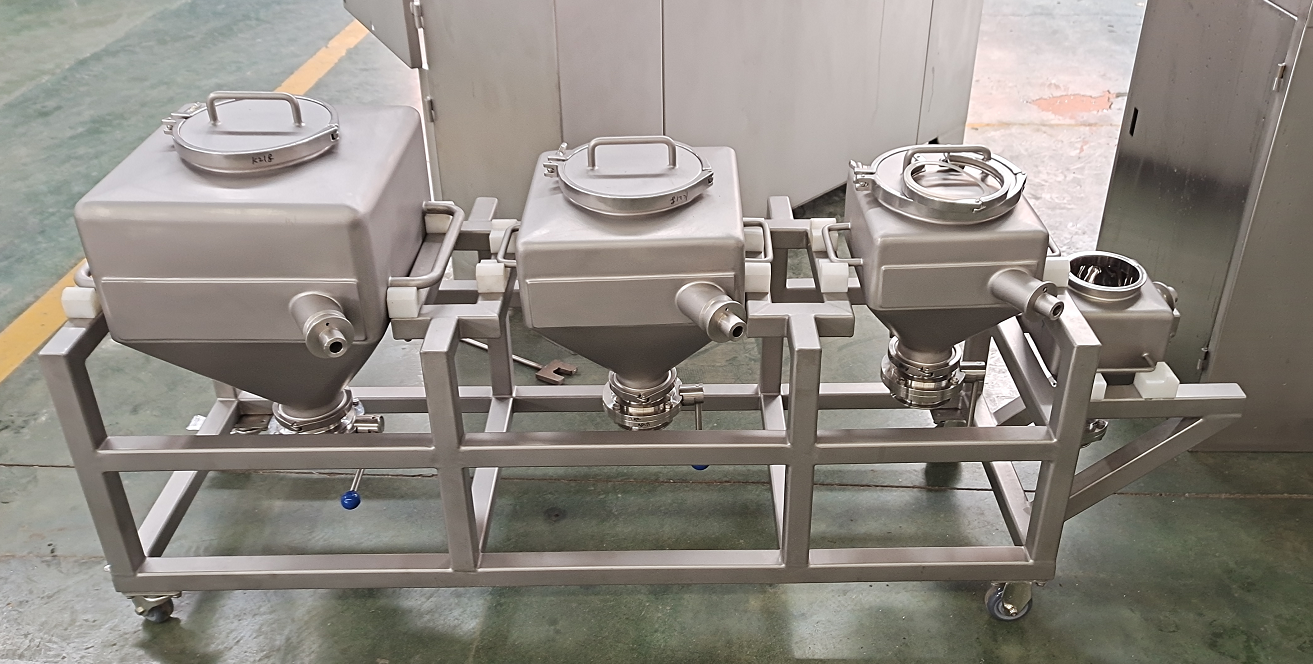 Lab Bin Blender With Movable Base Dry Powder Granule Experimental Mixing Machine For Laboratory R&D Test