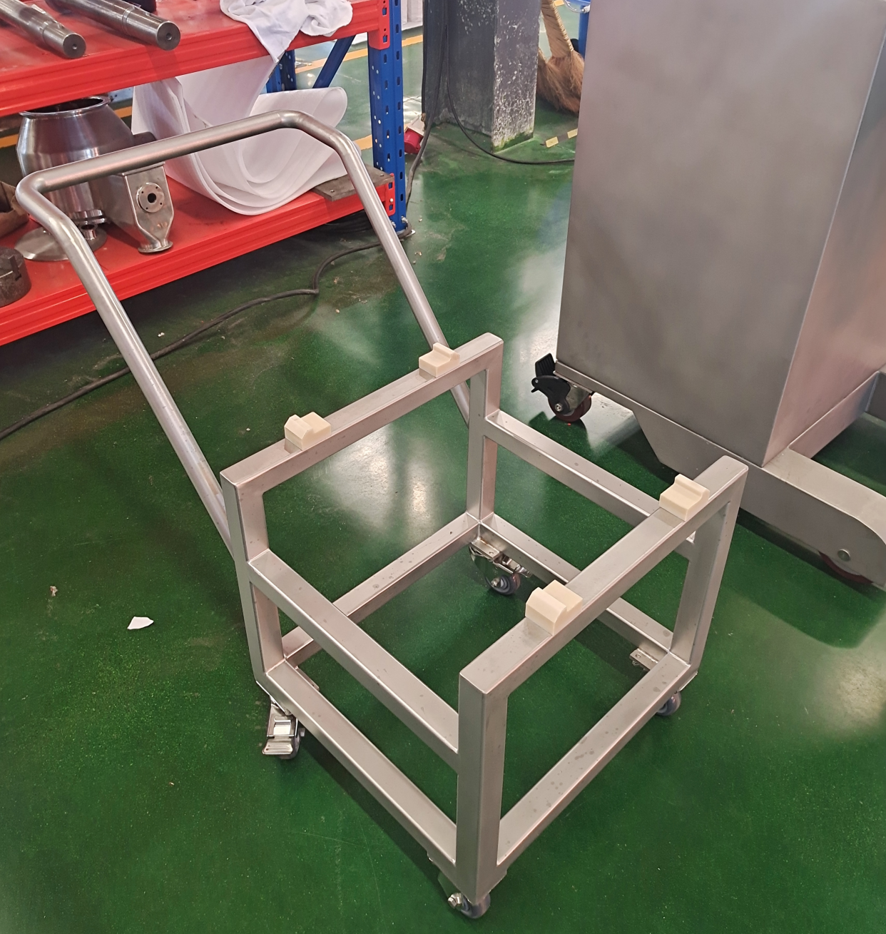 Lab Bin Blender With Movable Base Dry Powder Granule Experimental Mixing Machine For Laboratory R&D Test