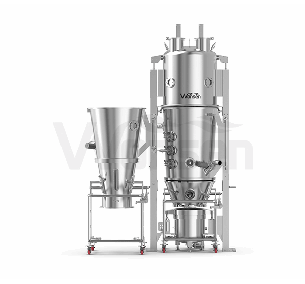 Multifunctional fluid bed granulator for solid preparation